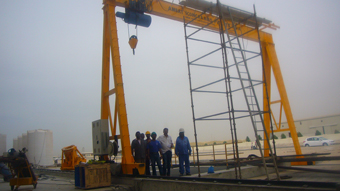 5 Tons Eot Goliath Crane For Scale Pit Applications